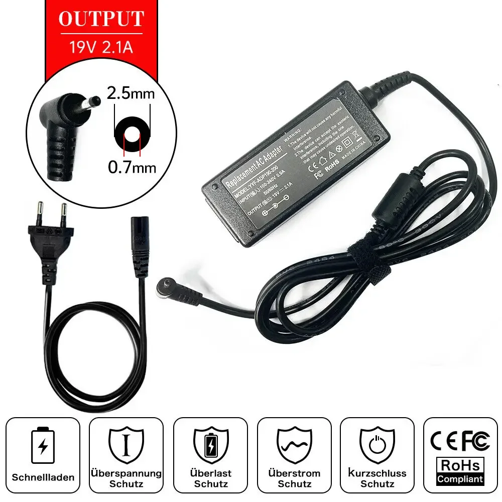 19V 2.1A 2.5mm*0.7mm Laptop AC - Laptop Accessories Shop บทวิจารณ์และราคา