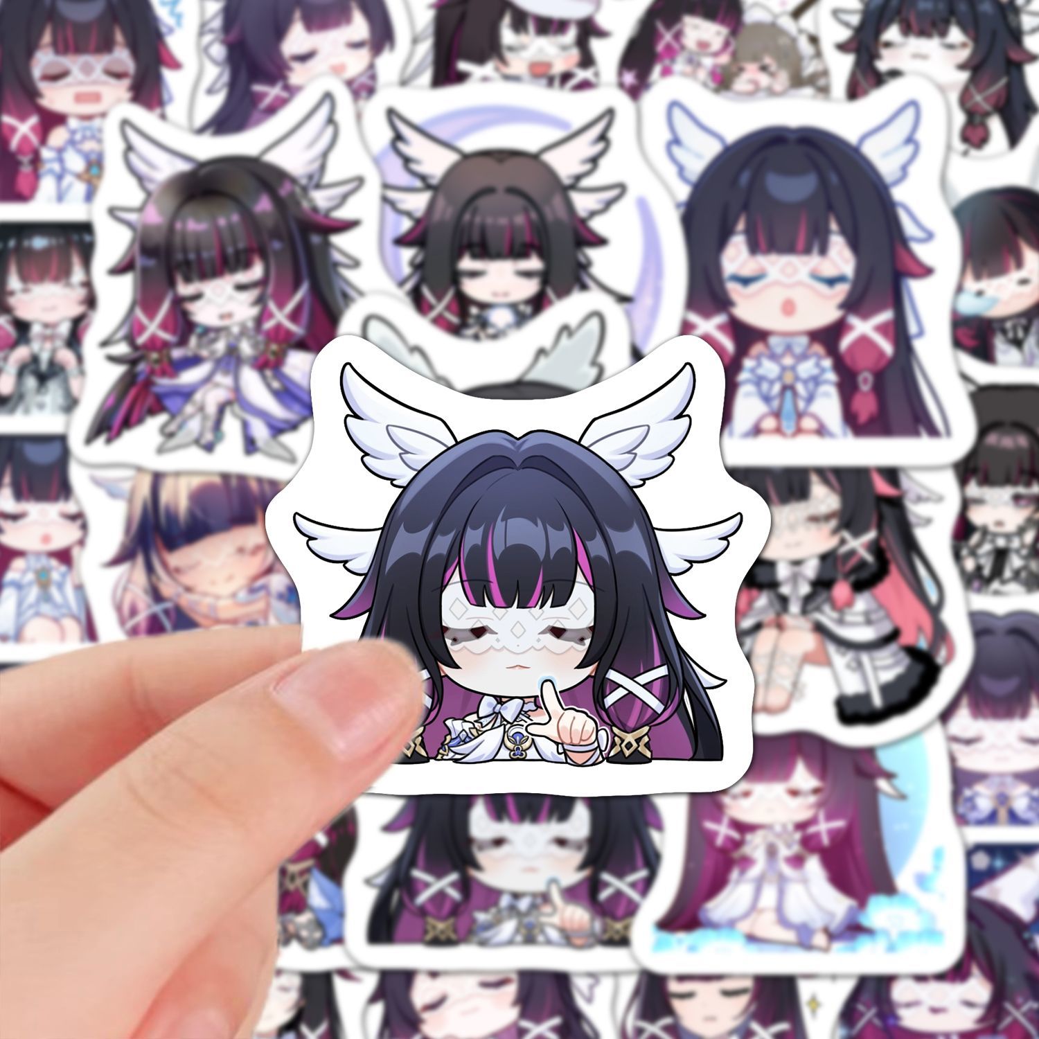 60Pcs Genshin Impact Columbina - Laptop Original Accessories บทวิจารณ์และราคา