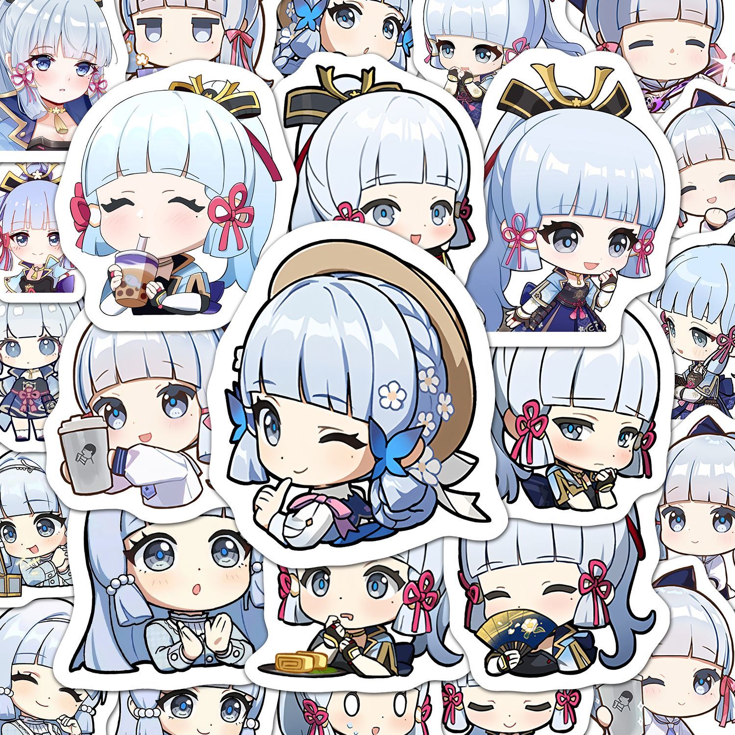 Kamisato Ayaka 60Pcs Genshin I - Laptop Original Accessories บทวิจารณ์และราคา
