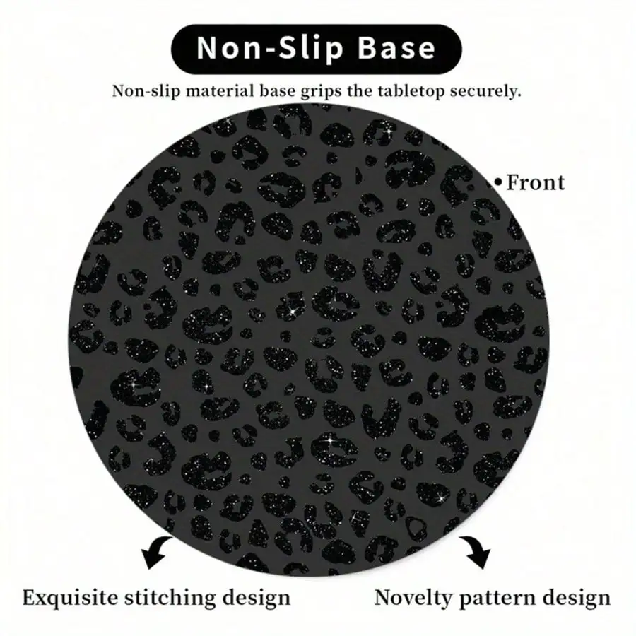 Black Leopard Print Cute Mouse - Laptop Accessories Officeworks บทวิจารณ์และราคา