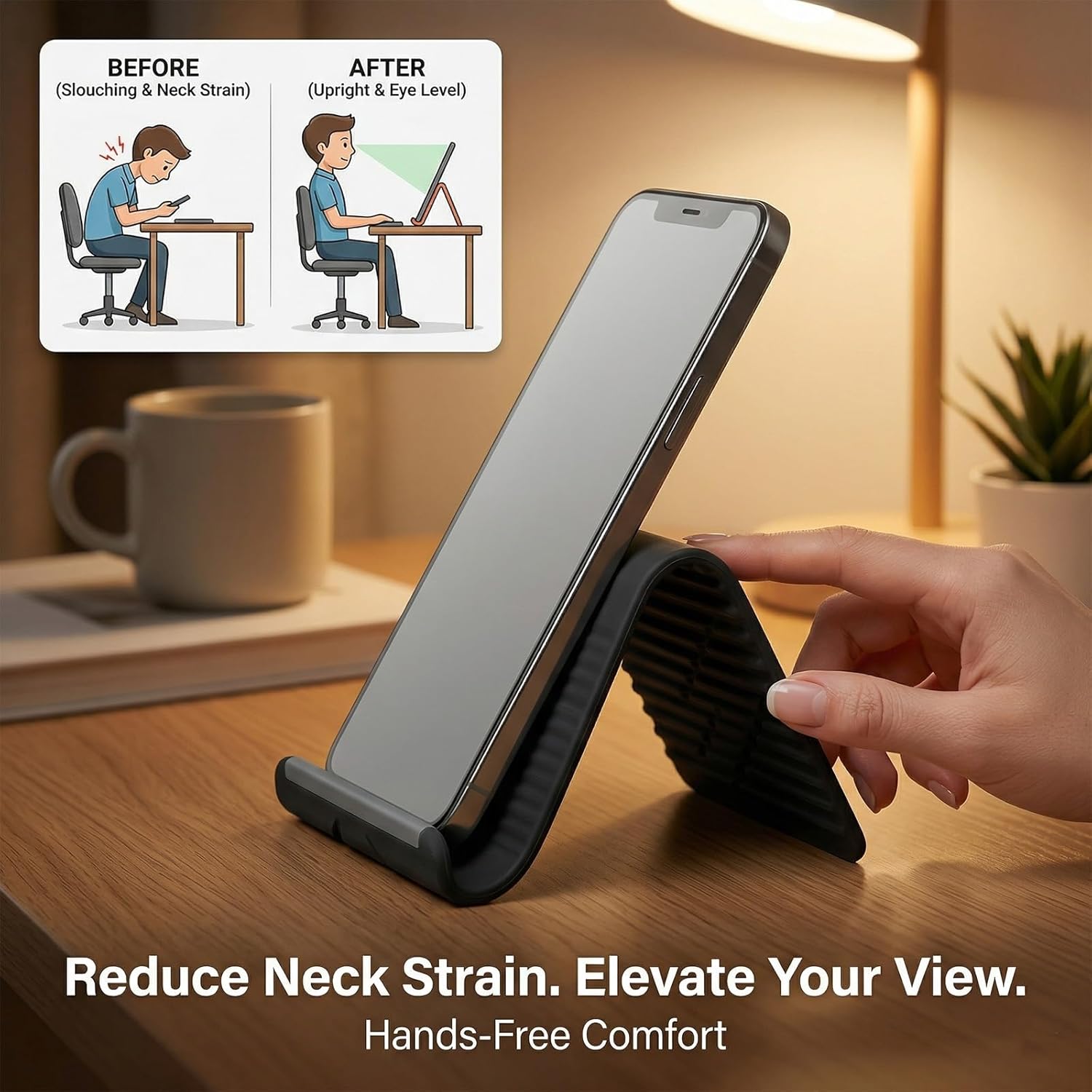Lazy Portable Phone Stand Sili - Laptop Original Accessories บทวิจารณ์และราคา