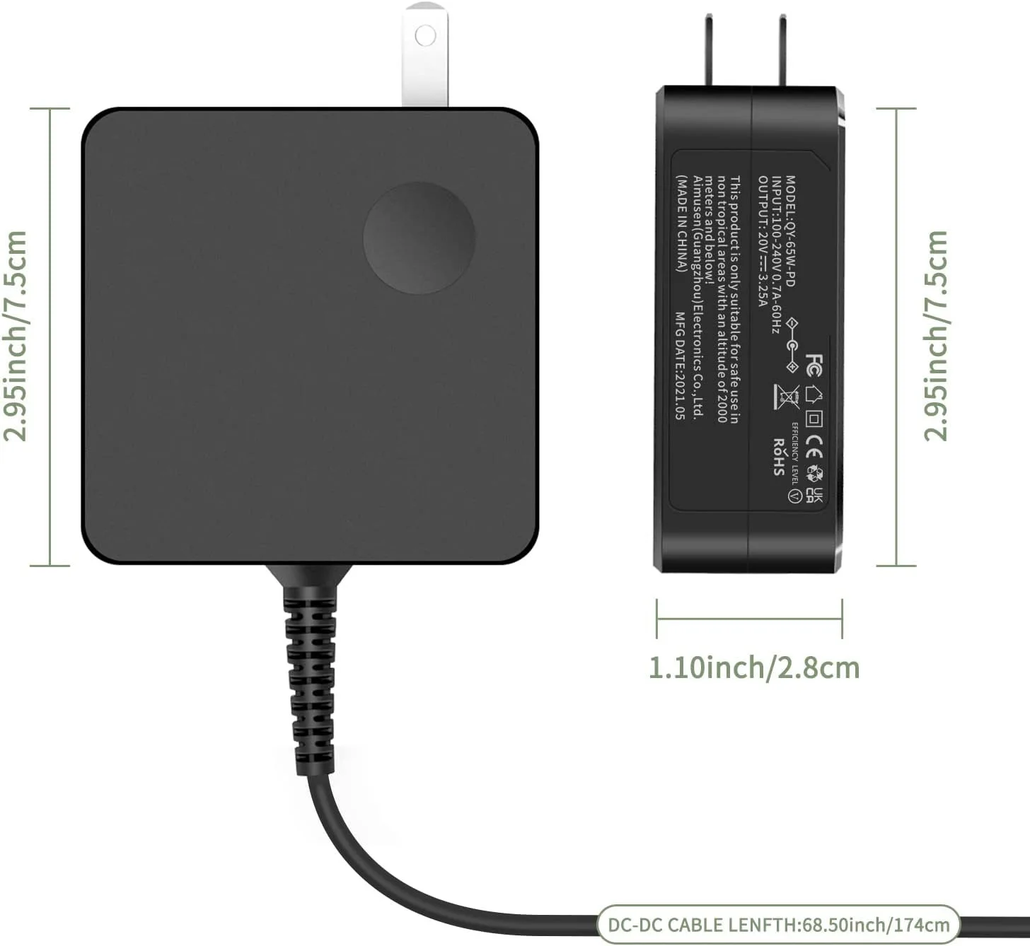 20V 3.25A 65W Laptop Ac Adapte - Laptop Accessories Shop บทวิจารณ์และราคา
