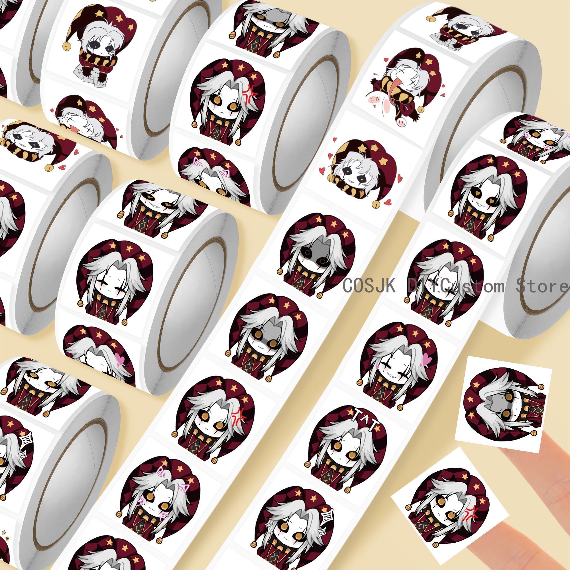 500Pc/Roll Anime Pierrot The F - Laptop Original Accessories บทวิจารณ์และราคา