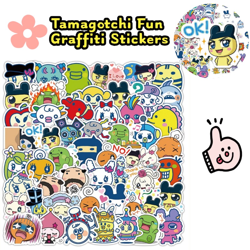 Japanese Tamagotchi Stickers E - Laptop Original Accessories บทวิจารณ์และราคา