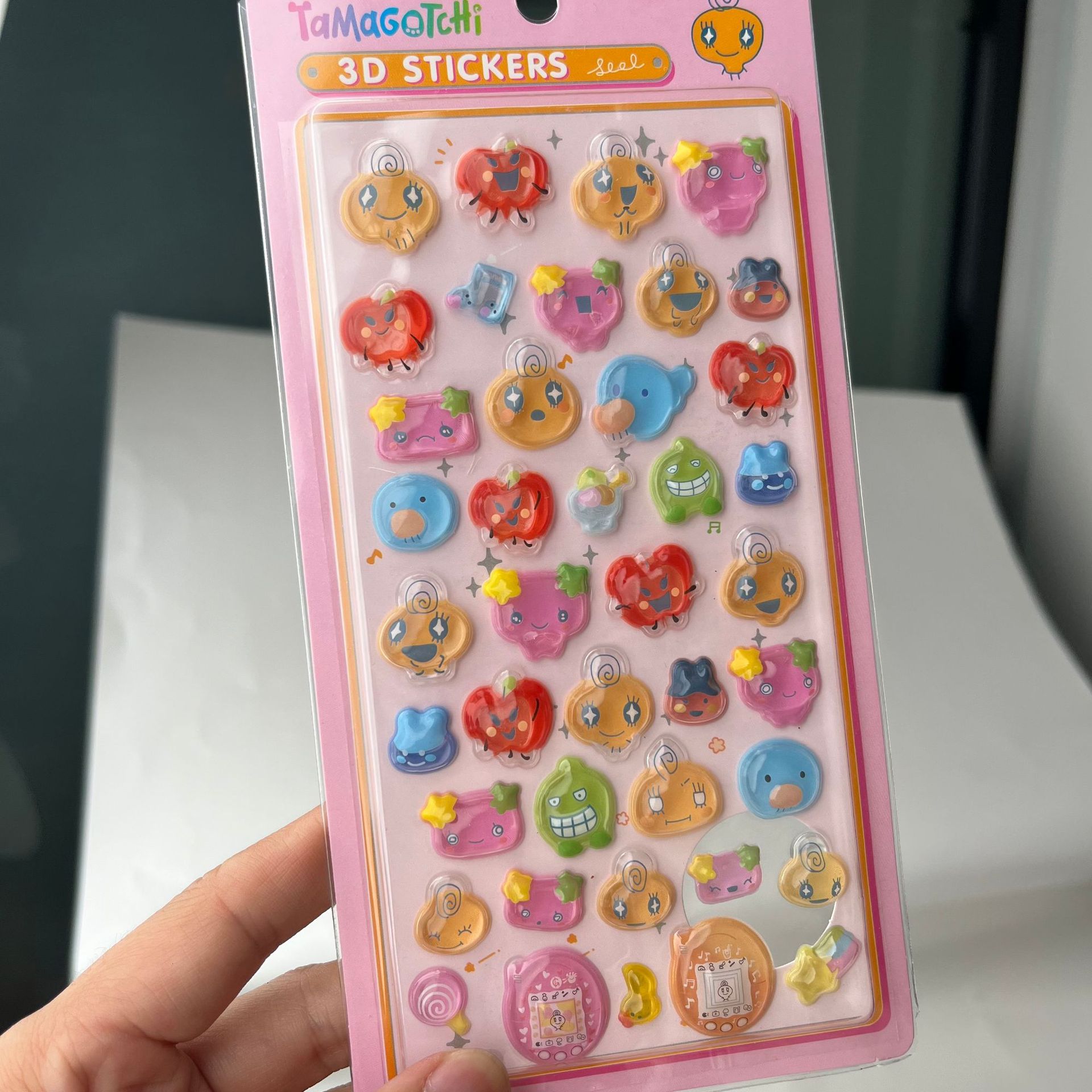 Cute Tamagotchi 3D Puffy Stick - Laptop Original Accessories บทวิจารณ์และราคา