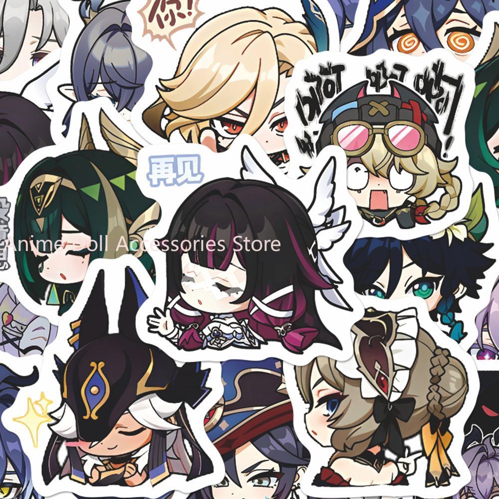 64PCS Genshin Impact Moon Maid - Laptop Original Accessories บทวิจารณ์และราคา