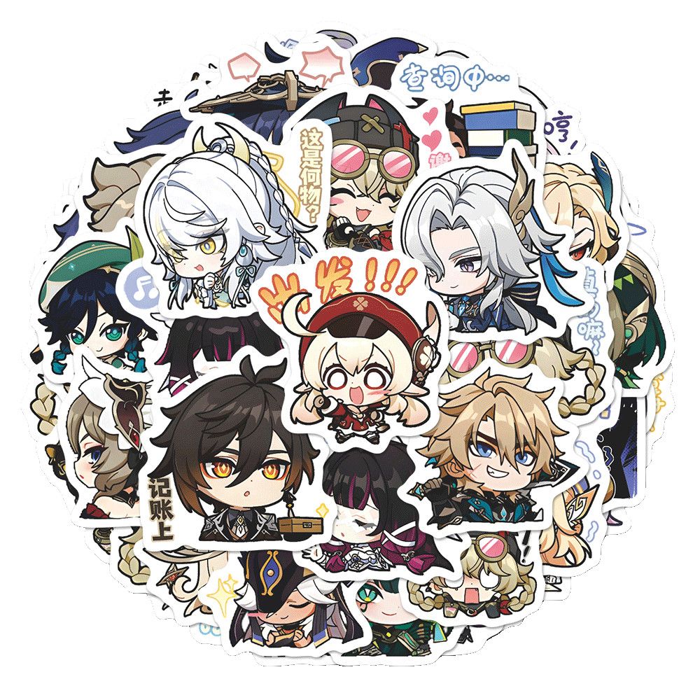 64PCS Genshin Impact Moon Maid - Laptop Original Accessories บทวิจารณ์และราคา