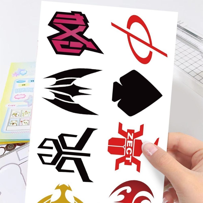 60 Sheets Kamen Rider Logo Sti - Laptop Original Accessories บทวิจารณ์และราคา