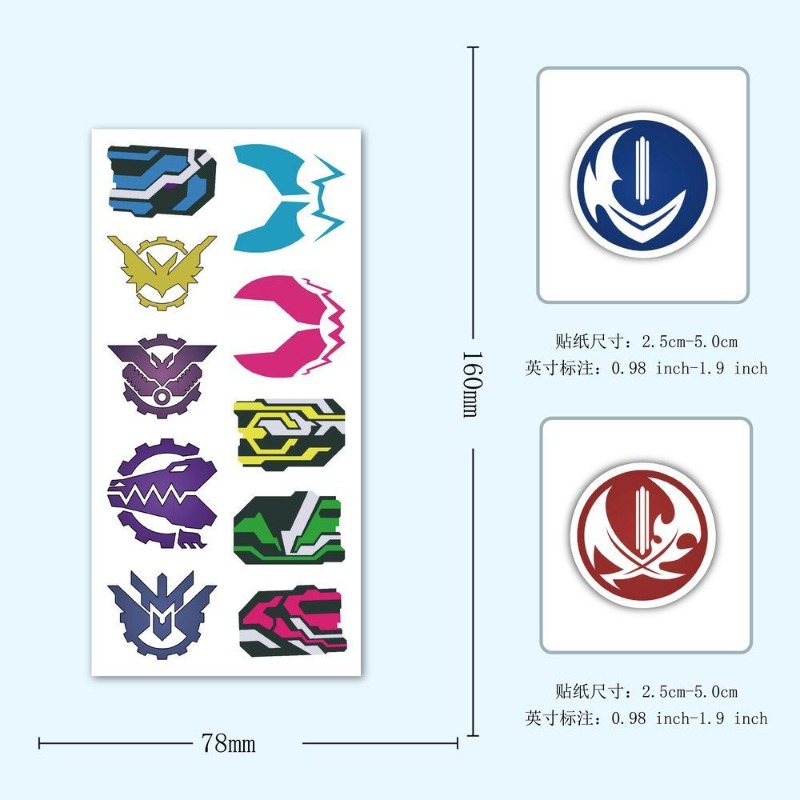 60 Sheets Kamen Rider Logo Sti - Laptop Original Accessories บทวิจารณ์และราคา